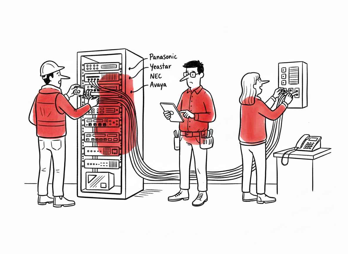 call center installation in Dubai